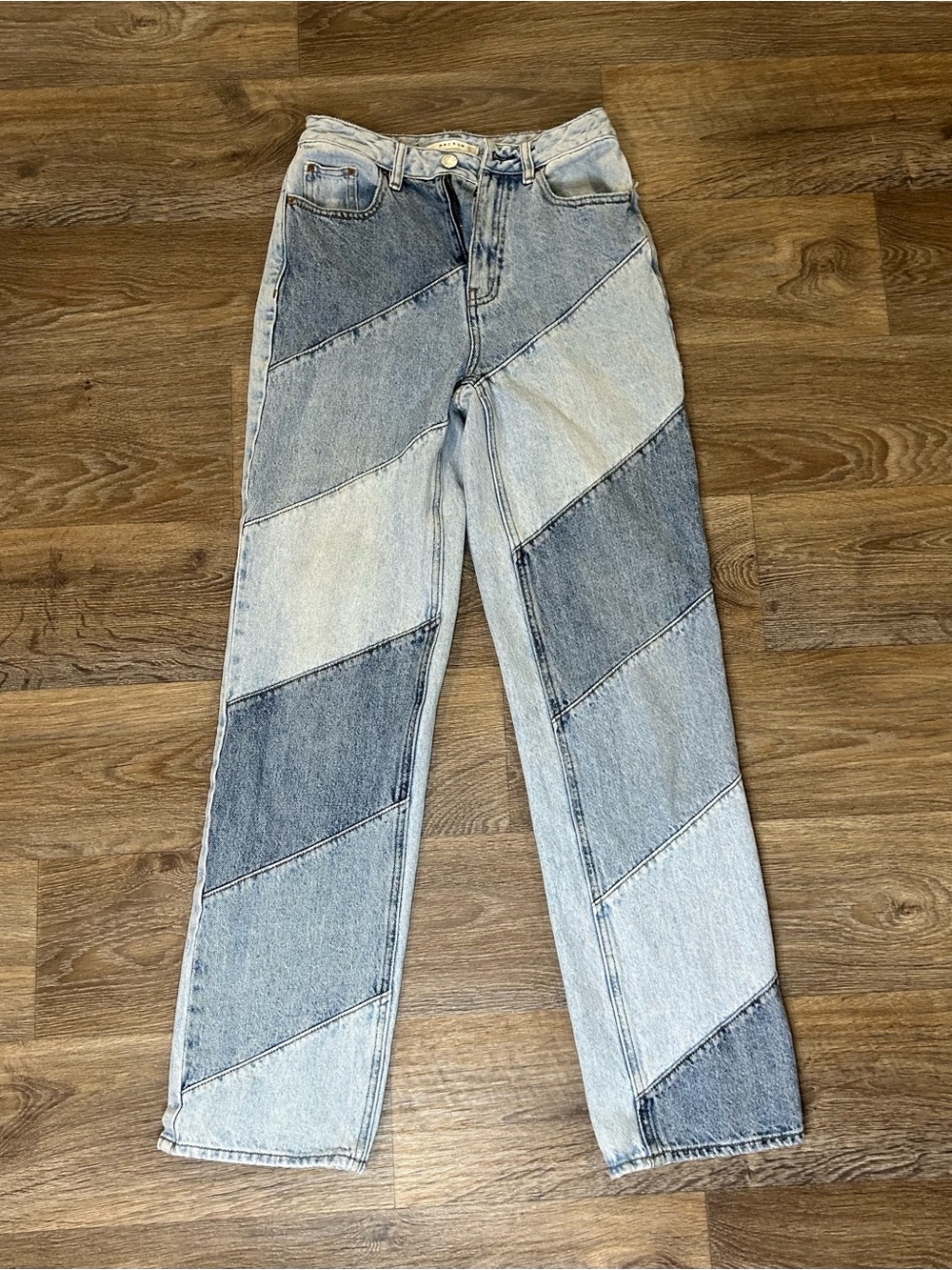PacSun Light and Medium Blue Washed Denim Jeans
